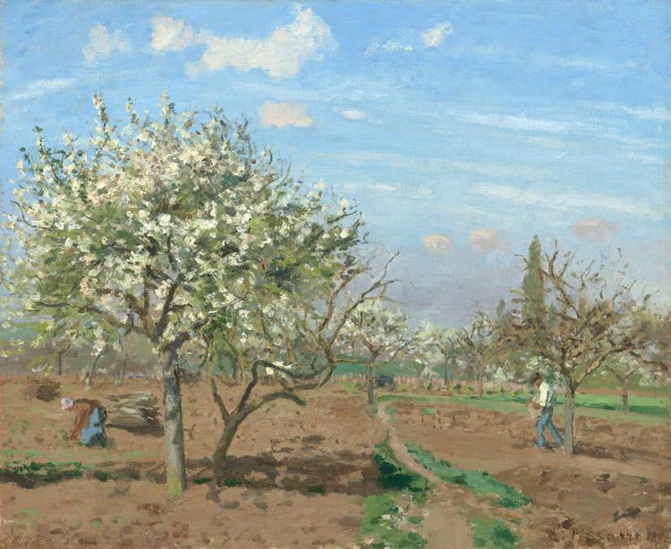 Camille Pissarro Orchard in  Bloom,Louveciennes (nn02) China oil painting art